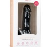 Черный фаллоимитатор Realistic Dildo - 17,5 см.