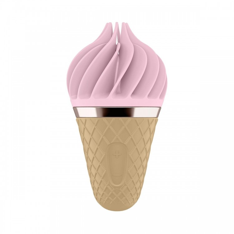 Вибратор-спиннер с розовыми лепестками Satisfyer Sweet Treat