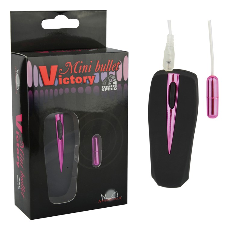 Розовая вибропуля Victory Mini Bullet 