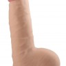 Телесный фаллоимитатор-реалистик 7.5" The Ultra Soft Dude - 18 см.