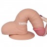 Телесный фаллоимитатор-реалистик 7.5" The Ultra Soft Dude - 18 см.