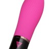Розовый силиконовый мини-вибратор Lil Swirl - 10 см.