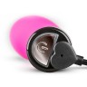 Розовый силиконовый мини-вибратор Lil Swirl - 10 см.