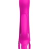 Розовый вибратор-кролик NAGHI NO.43 RECHARGEABLE DUO VIBRATOR - 23 см.