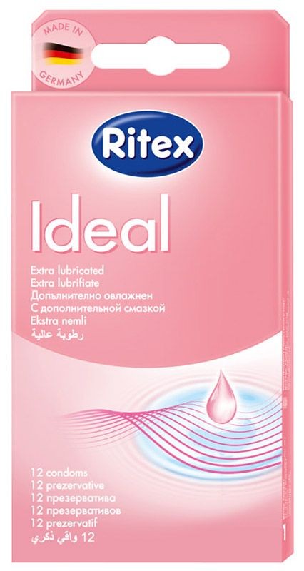 Презервативы RITEX IDEAL с дополнительной смазкой - 12 шт.