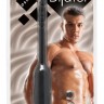 Чёрный вибростимулятор для уретры Silikon Dilator - 19 см.