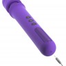 Фиолетовый вибромассажер Rechargeable Power Wand