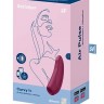 Бордовый вакуум-волновой стимулятор Satisfyer Curvy 1+