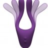 Фиолетовый вибростимулятор Bendable Multi Erogenous Zone Massager with Remote