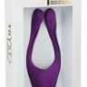 Фиолетовый вибростимулятор Bendable Multi Erogenous Zone Massager with Remote