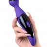 Фиолетовый вибростимулятор COSMY - 18,3 см.