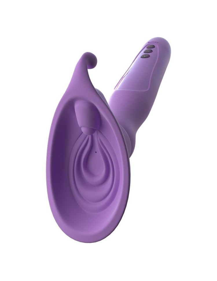 Женская вакуумная помпа с вибрацией Vibrating Roto Suck-Her