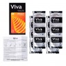 Ребристые презервативы VIVA Ribbed - 12 шт.