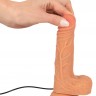 Телесный вибратор-реалистик Real Thing Small - 18,6 см.