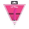 Розовый силиконовый мини-вибратор Lil Gspot - 13 см.