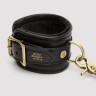 Черные наручники Bound to You Faux Leather Wrist Cuffs