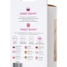 Розовая анальная втулка Sweet bunny с белым пушистым хвостиком