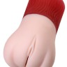 Телесный реалистичный мастурбатор с выпадающей маткой Gokusai Uterus
