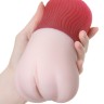 Телесный реалистичный мастурбатор с выпадающей маткой Gokusai Uterus