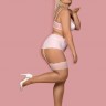 Восхитительный комплект нижнего белья Girlly с поясом для чулок