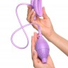 Сиреневая вакуумная вибропомпа для вагины Sensual Pump-Her