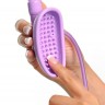 Сиреневая вакуумная вибропомпа для вагины Sensual Pump-Her