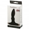 Черный анальный стимулятор Beginners p-spot massager - 11 см.