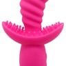 Розовый вибратор INDULGENCE Rechargeable Wild Ride - 16,5 см.