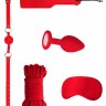 Красный игровой набор Introductory Bondage Kit №5