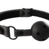 Чёрный кляп-шар с отверстиями для воздуха Renegade Bondage Ball Gag