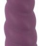 Фиолетовый вибратор Shaking Vibrator - 21 см.