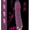Фиолетовый вибратор Shaking Vibrator - 21 см.