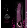 Фиолетовый вибратор Shaking Vibrator - 21 см.