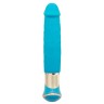 Голубой вибратор ECSTASY Deluxe Rowdy Dong - 21,5 см.