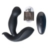 Черный стимулятор простаты PPPVIBE 9 W MOTOR - 12 см.