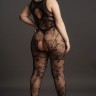 Ажурный кэтсьюит Criss Cross Neck Bodystocking