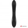Черный вибратор-кролик с пультом-часами Anne s Desire Rabbit Vibe Wireless Watchme - 20,5 см.