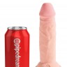 Телесный фаллоимитатор на присоске 6" Triple Density Cock - 18,4 см.