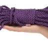 Фиолетовая веревка для связывания Want to Play? 10m Silky Rope - 10 м.