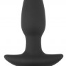Черная анальная вибропробка Anal Indulgence Collection Fantasy Plug - 14,5 см.