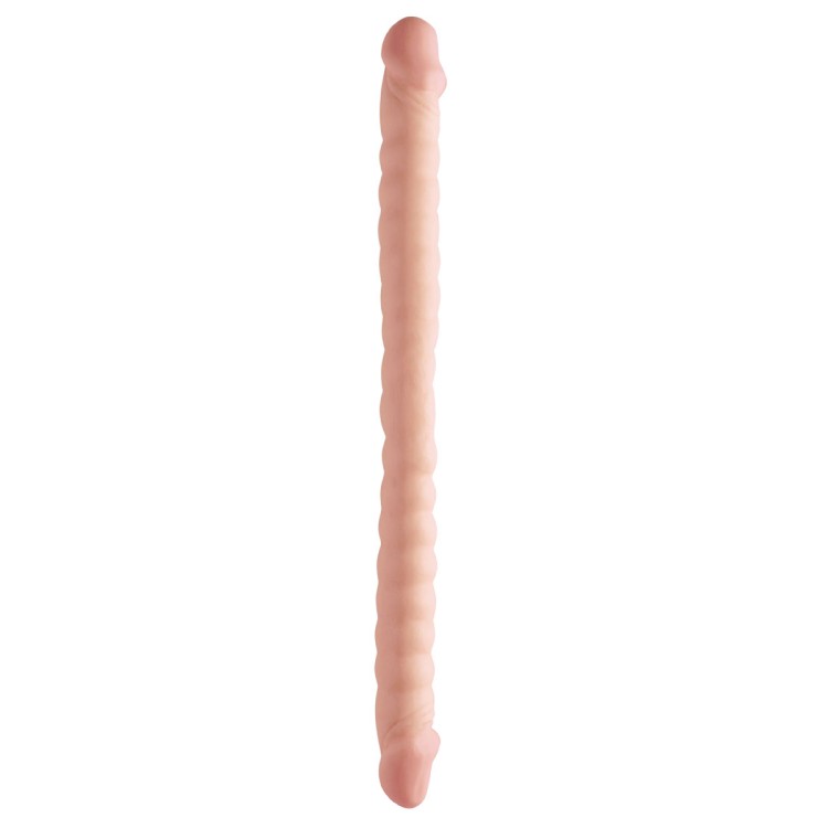 Фаллоимитатор 18" Ribbed Double Flash - 45 см.
