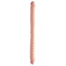 Фаллоимитатор 18" Ribbed Double Flash - 45 см.