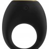 Черное эрекционное кольцо Eclipse Vibrating Cock Ring