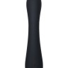 Черный вбратор PPP SHIO-PRO - 21 см.