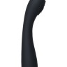 Черный вбратор PPP SHIO-PRO - 21 см.