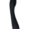 Черный вбратор PPP SHIO-PRO - 21 см.