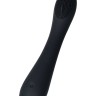 Черный вбратор PPP SHIO-PRO - 21 см.