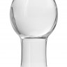 Прозрачная анальная пробка Crystal Medium - 7,6 см.