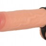Чёрная утяжка для пениса и мошонки Penis Manschette