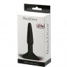 Черный анальный стимулятор Small Anal Plug - 12 см.